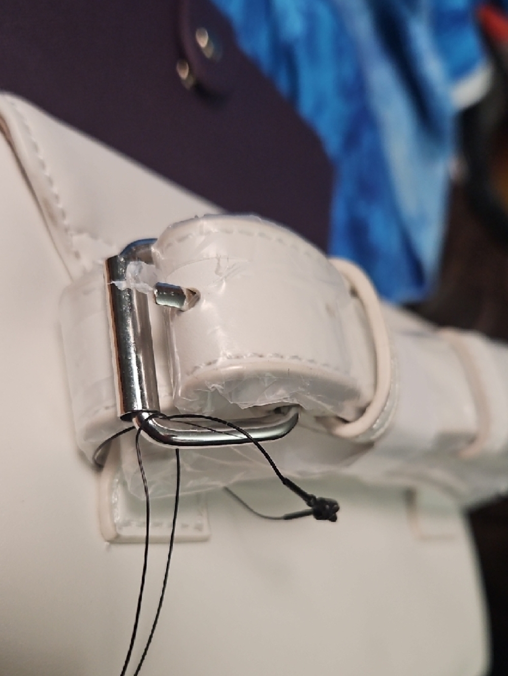 2/$75 Sam Edelman White Leather Wristlet Clutch - Picture 14 of 16